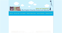 Desktop Screenshot of burlingtoncountyhistoricalsociety.org